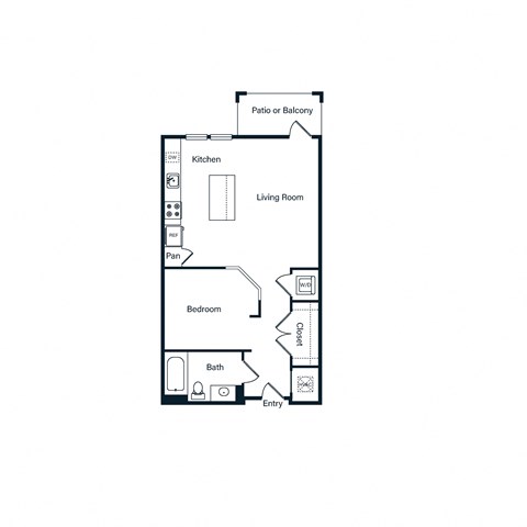 Berkshire Ballantyne  S1-3 Studio Floorplan